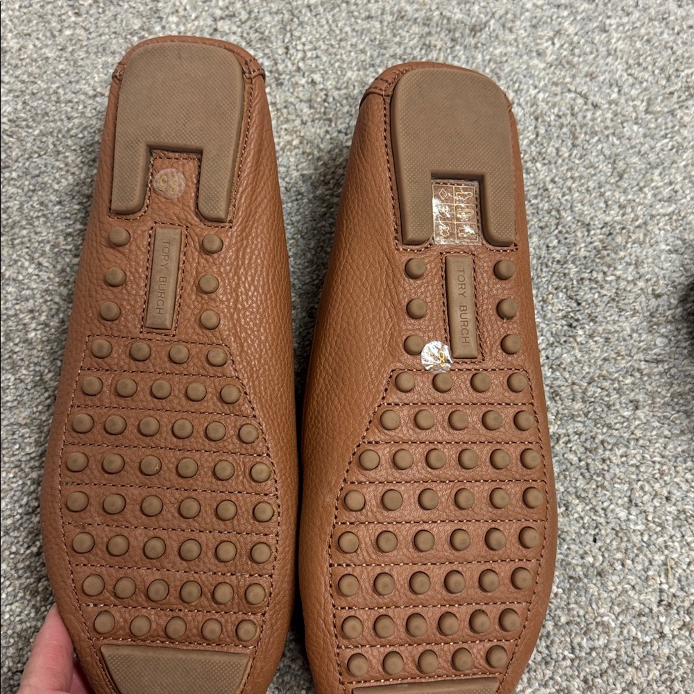 Tory Burch Tan Lowell 2 Driver Loafers for Women - Picture 6 of 6